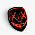 Lysmaske - LED Maske med Uhyggeligt Design