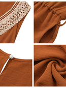 Solene - Alsidig jumpsuit med V-udskæring og blonder