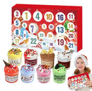 FestiSlime - 2026 Slime Julekalender med 24 Unikke Slime Beholdere