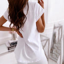 Sophie - Sporty T-shirt med V-hals og ergonomisk pasform