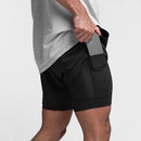 Kaelix - Dobbeltlagede løbeshorts med åndbart design