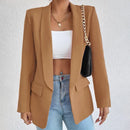 Lina - Dame blazer slim fit med klaplommer