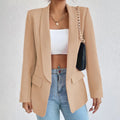 Lina - Dame blazer slim fit med klaplommer