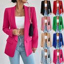 Lina - Dame blazer slim fit med klaplommer