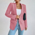 Lina - Dame blazer slim fit med klaplommer
