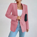 Lina - Dame blazer slim fit med klaplommer