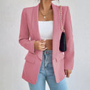 Lina - Dame blazer slim fit med klaplommer