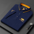 Marco kortærmet poloshirt med kontrastkant og klassisk knap