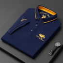 Marco kortærmet poloshirt med kontrastkant og klassisk knap