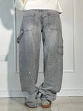 Christine - Casual jeans med flere lommer og en løs pasform