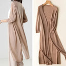 Talia - Elegant letvægts lang cardigan