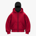 Fleece-elefanthue med fuld lynlås for varm komfort