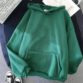Carol - Oversized hættetrøje med lange ærmer og praktiske