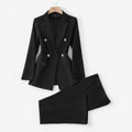2-delt sæt med blazer og slim fit bukser