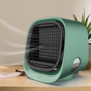 Bærbar køleventilator med vandkøling