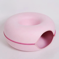 Donut-katteseng med tunnel i dobbeltlag