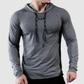 William - Athleisure hættetrøje med muscle fit og justerbar