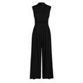 Caroline - Dame jumpsuit uden ærmer med vide ben og lommer
