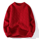 Emma – Oversized Sweater Med Rund Hals & Ribkanter