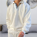 Robert- Førsteklasses Komfort Langærmet Sweater Med Knap
