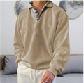 Robert- Førsteklasses Komfort Langærmet Sweater Med Knap