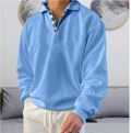 Robert- Førsteklasses Komfort Langærmet Sweater Med Knap