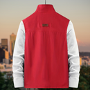 Ethan - Utility-vest med stand-up-krave og flere lommer