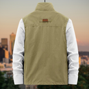 Ethan - Utility-vest med stand-up-krave og flere lommer