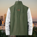 Ethan - Utility-vest med stand-up-krave og flere lommer
