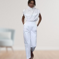Ava - Ærmeløs stilfuld jumpsuit med taljebælte