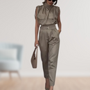 Ava - Ærmeløs stilfuld jumpsuit med taljebælte