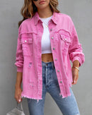 Emma - Dame slim fit denimjakke med skræddersyet snit