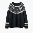 Alina - Dame sweater med rund hals og løstsiddende pasform