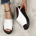 Lisa – Minimalistiske slip-on sandaler med åben tå
