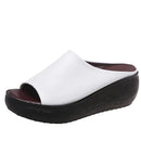 Lisa – Minimalistiske slip-on sandaler med åben tå