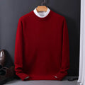 Benjamin sweater med rund hals og ribdetaljer