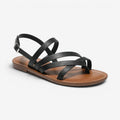 Dame Flade Sandaler med Rund Tå