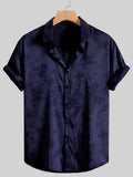 Ethan - Herre slim fit skjorte med broderede detaljer