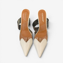 Dame spidse tå gennemsigtige slippers