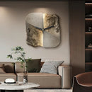 StoneAura - Moderne vægur med stenlook