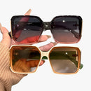 Laina – Stilfulde overdimensionerede solbriller med gradientglas til brug hele dagen