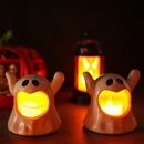Halloween Ghost LED Lamp – Battery Operated Decoration