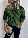 Chloe - Stilfuld off-shoulder langærmet trøje med