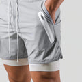 Jaxon – 2 i 1 sportsshorts med lynlåslommer