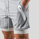 Jaxon – 2 i 1 sportsshorts med lynlåslommer