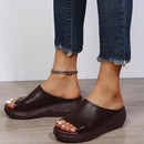 Lisa – Minimalistiske slip-on sandaler med åben tå