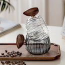 LuxeMug - Elegante glaskrus med træhåndtag