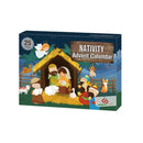 HolyJoy - Julekrybbe-kalender med 24 miniaturer i harpiks