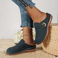 Cleo - Dame slip-on træsko med afrundet tå