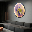 LunaGlow – LED Væglampe med Jord- og Måne-design